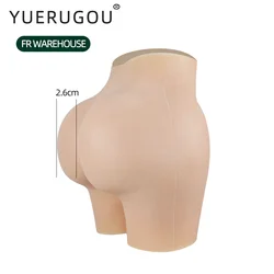 YUERUGOU Silicone Realistic Vagina Panty Shemale Crossdresser Pussy Pants Transgender Artificial Sex Fake Underwear Enhancer Hip