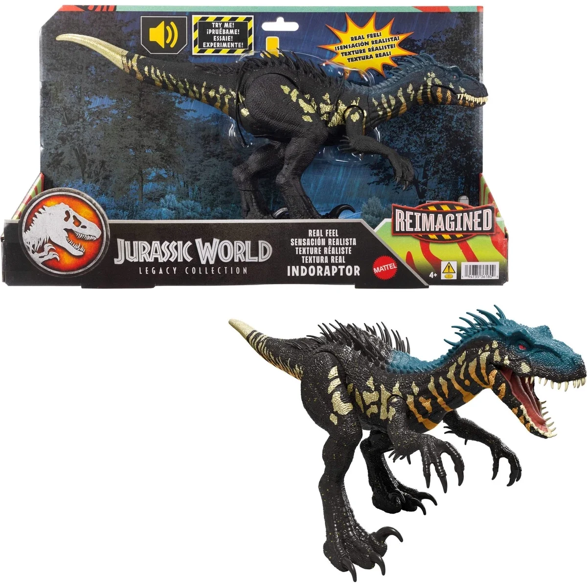 Mattel Jurassic World Pterosaur Dinosaur Action Figure Movable Joints Battle Damage Simulation Dinosaur Model Collection Toy