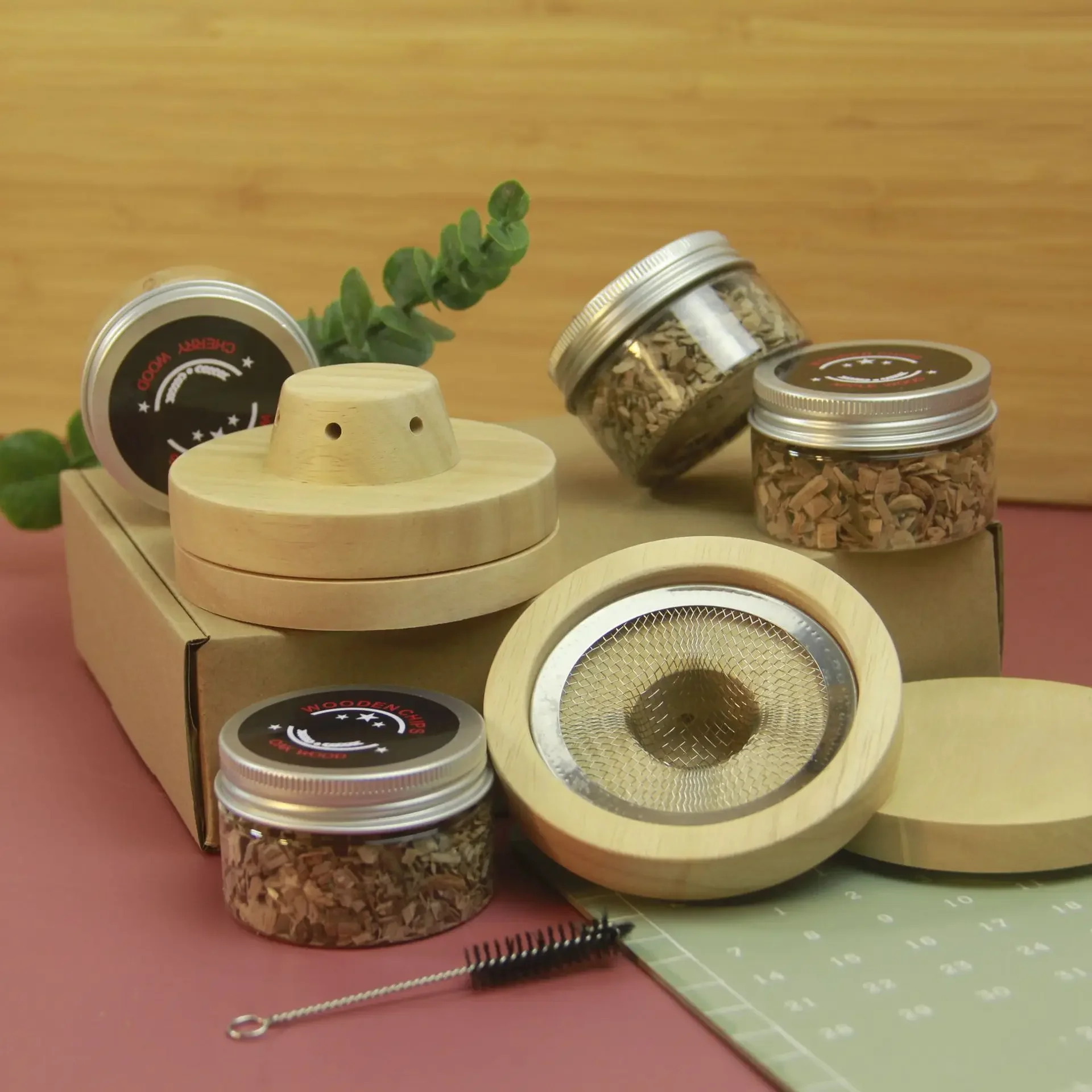 НОВЫЙ набор для коктейлей, бар – обзор и цена Smoker Box Wood Chip