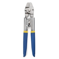 Wire Rope Crimping Tool for Sleeves Aluminum Double Ferrule Swaging Crimper Tool for Fishing Fastening Plier Tool