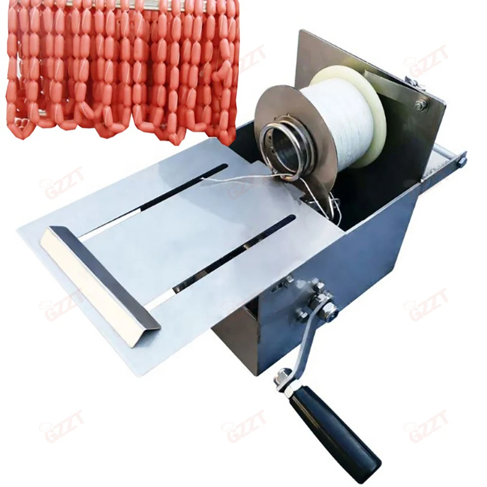Faster and More Convenient Hand Crank Sausage Tie Machine Crafted With Stainless Steel