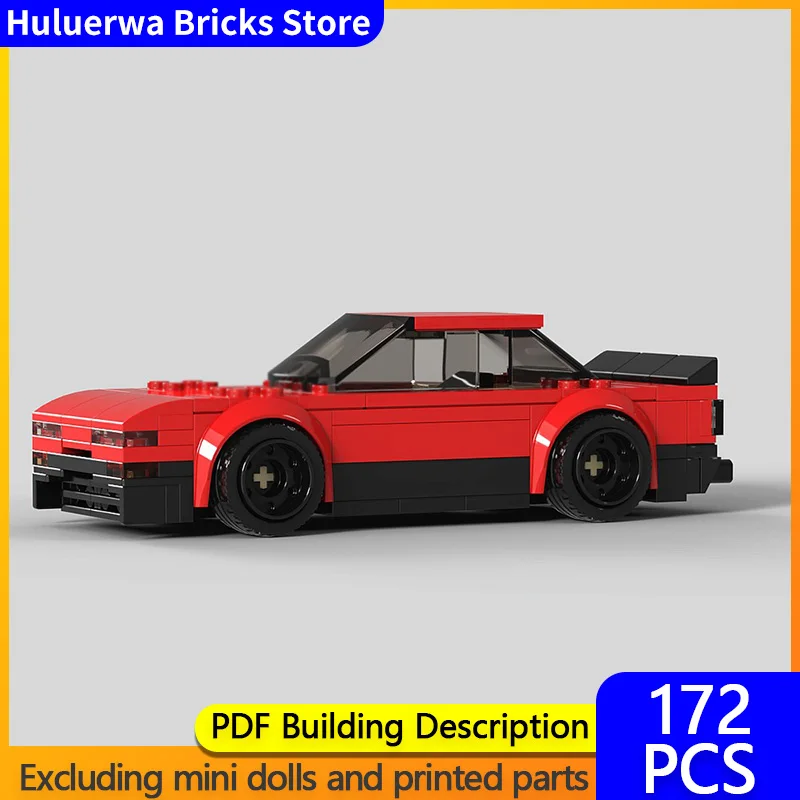 

Furious Movies Speed Hypercar Model MOC Building Bricks Skyline 2000RS JDM Sports Car Modular Gift Holiday Assemble Children Toy