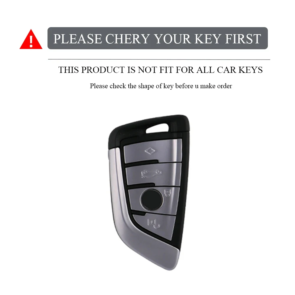 Car Key Case Cover For BMW X1 X2 X3 X4 X5 X6 M5 Series 1 2 3 5 For BMW Key Case Car Accessories 4 Button Soft TPU Key Protector
