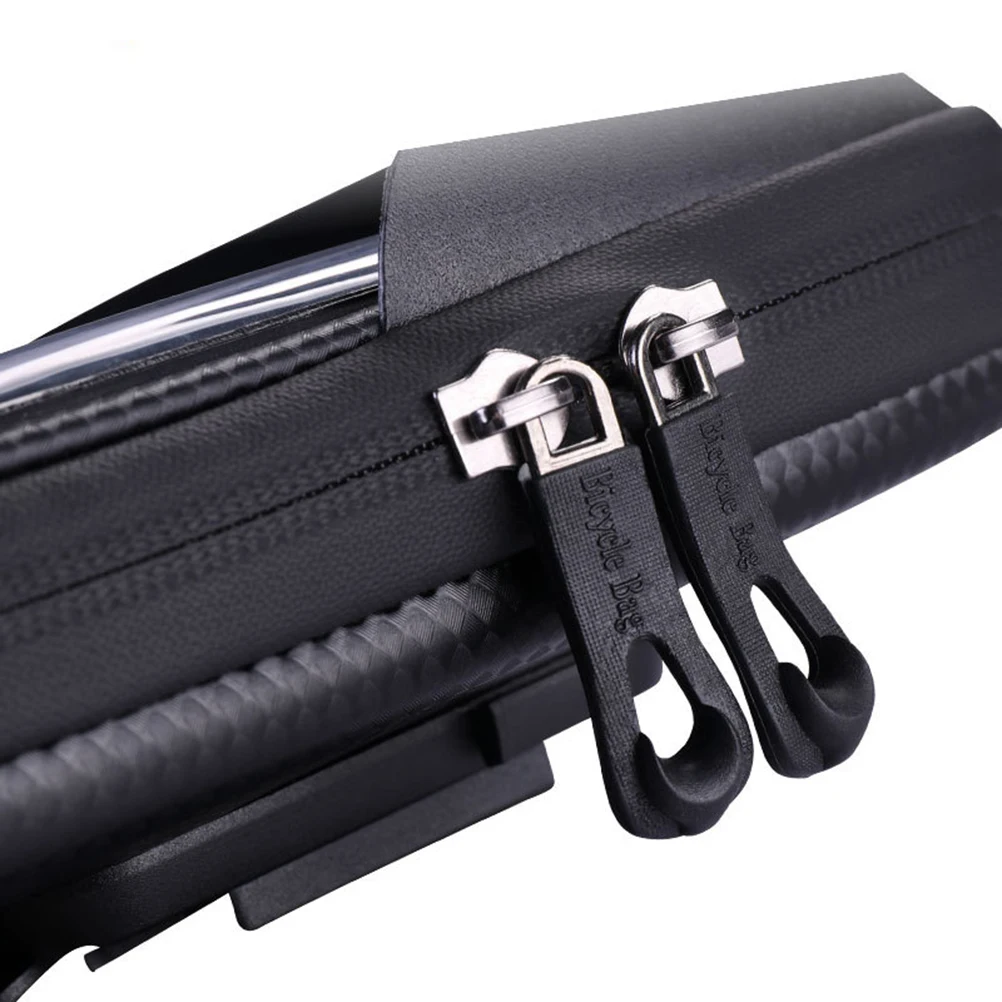 

Bike Phone Bag Front Frame Bag For 5.8 Inch Below Lightweight Durable Shockproof Rainproof Cycling Handlebar Storage Pack