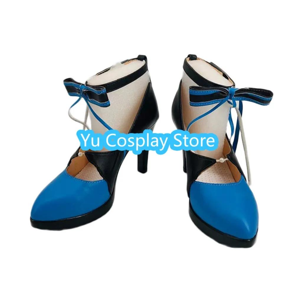 유 코스프레 스토어 원신 임팩트 바바라 콘서트 코스프레 신발 애니메이션 코스프레 신발 부츠 할로윈 의상 소품