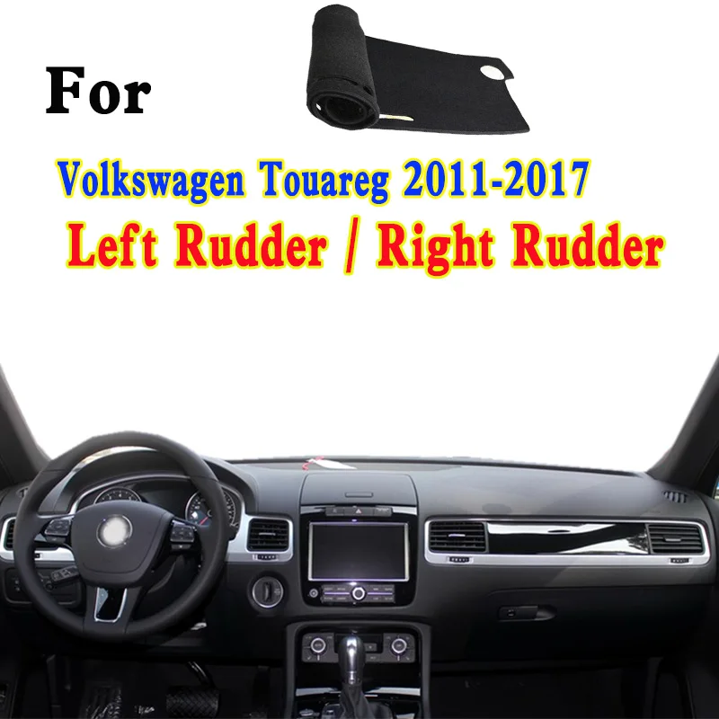 For Volkswagen VW Touareg 7P5 7P6 V8 TDI 2011-2017 Dashmat Dashboard Cover Instrument Panel Insulation Protective Pad