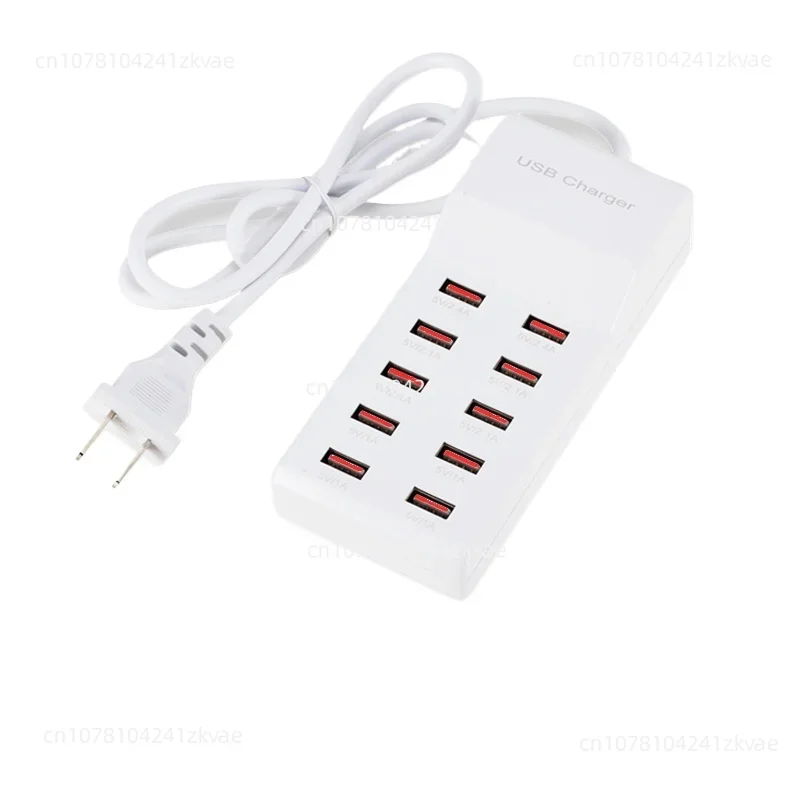 

10-port USB charger, 50W fast charging multi-port charger