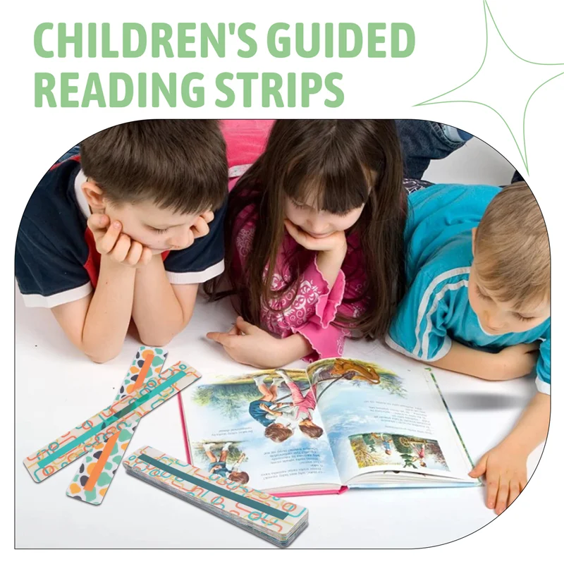 

32Pcs Guided Reading Strips For Kids, Dyslexia Reading Strips Highlighter Dyslexia Reading Rulers Highlight Bookmarks