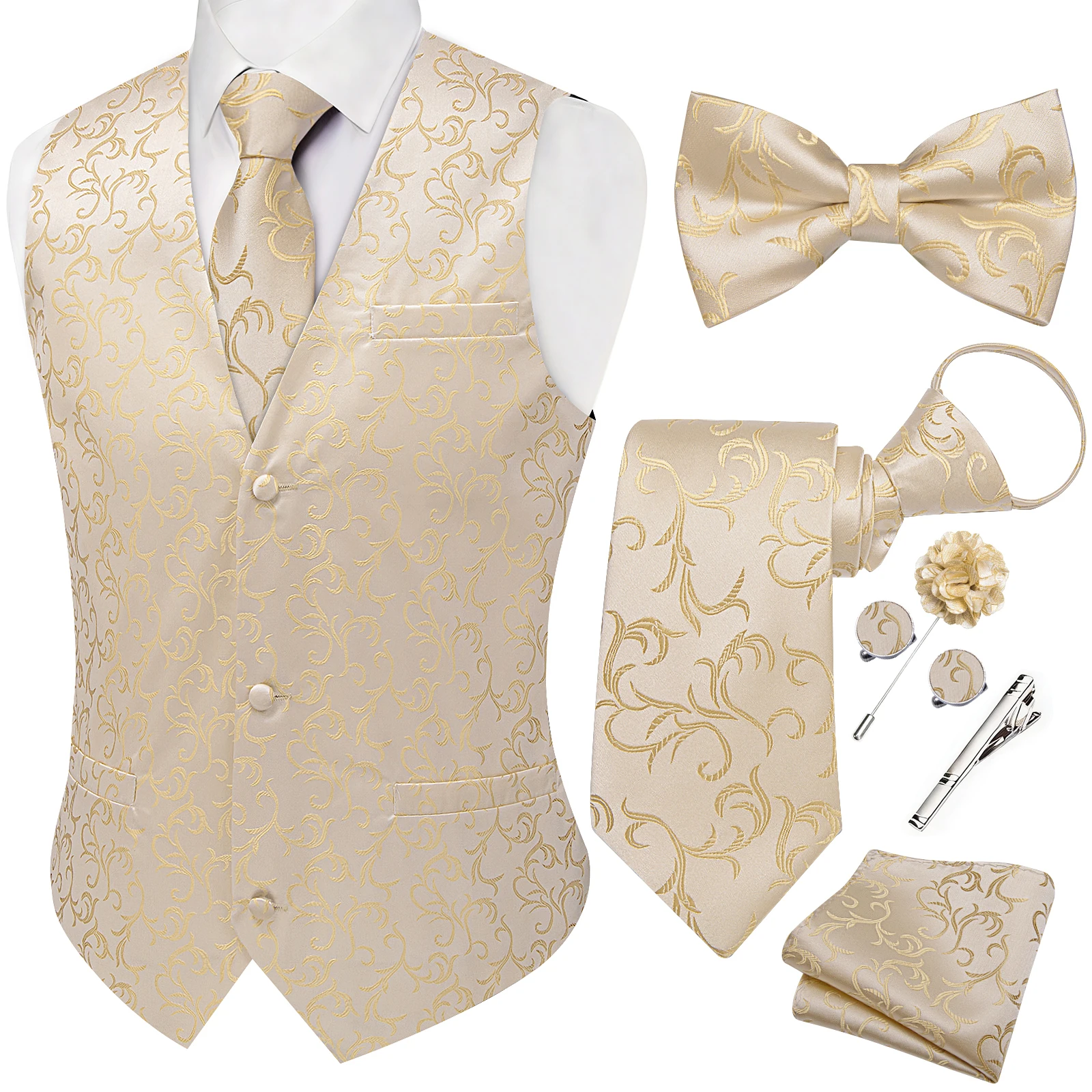 Set da uomo composto da 7 pezz - Bow Tie Pre Tied recensione e prezzo