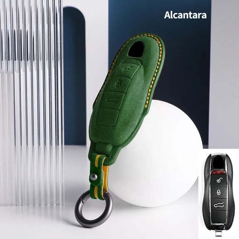 Funda protectora para llave de coche, carcasa a la moda para Porsche Cayenne Macan 911 Boxster Cayman Panamera 718, accesorios para automóviles