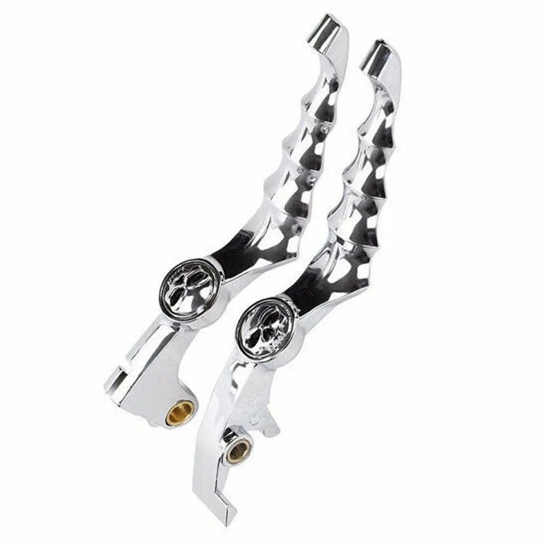 Skull Zombie Brake Clutch Levers For Honda Shadow VT 600 750 1300 1100 CB VF VTX