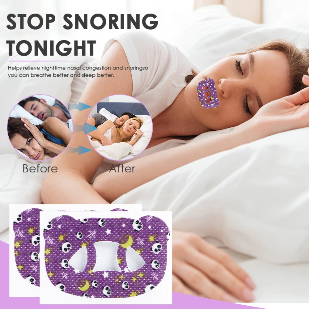 10/20/30Pcs Breathing Patch Stop Snoring Sleep Aid Good Sleep Sticker Breath Correction Treating Insomnia Care Medical Plaster