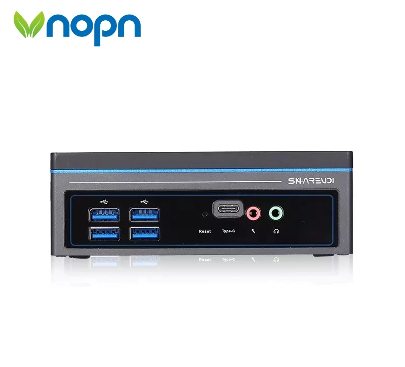 Vnopn-Mini ordenador PC, N5095/N3160/N2840/N2940, Windows 11, WIFI, 1000M, LAN, 4K, VGA