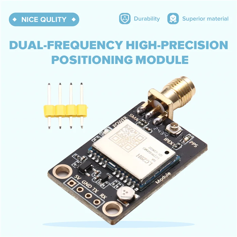 New-RTK Basisstation Board Quectel LC29H Dual Band L1 L5 GPS Hochpräzises Positionierungsmodul LC29HBA