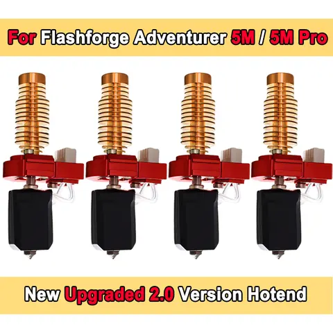 Upgrade For Flashforge Adventurer 5M / 5M Pro Hotend AD5M Nozzle Replacable Caremic Hotend Faster Heating AD5M Pro Nozzle 280℃