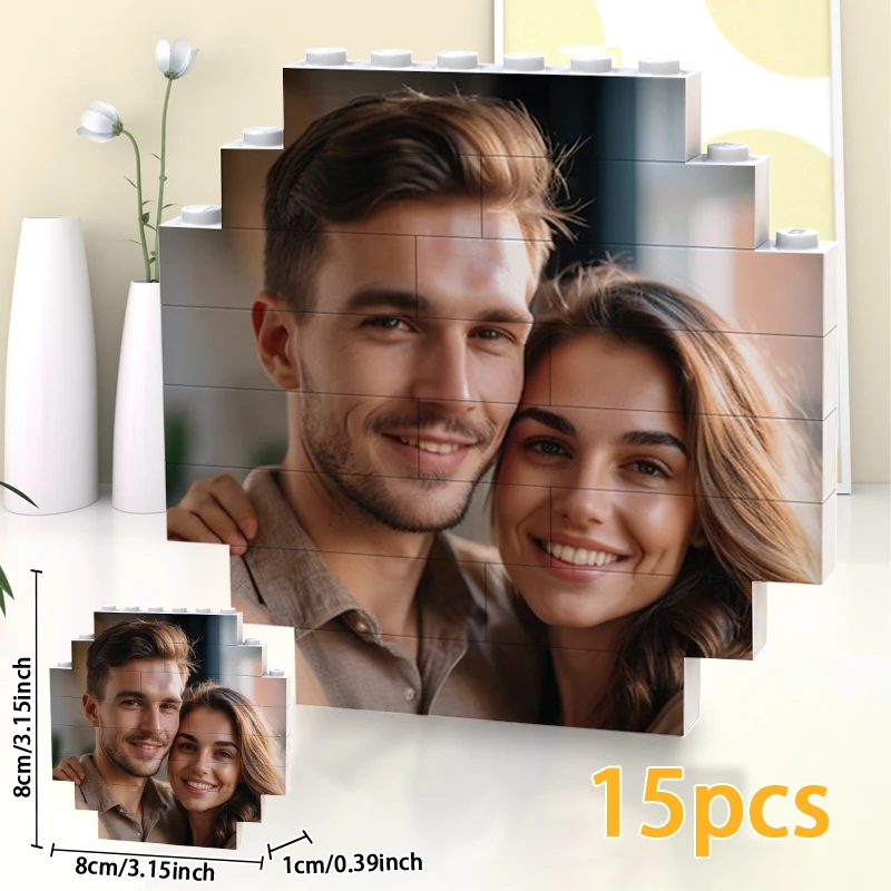 Custom Jigsaw Puzzle Private Custom Photo Picture Building Blocks Ideas Customized Gifts for Birth Family Wedding Anniversary