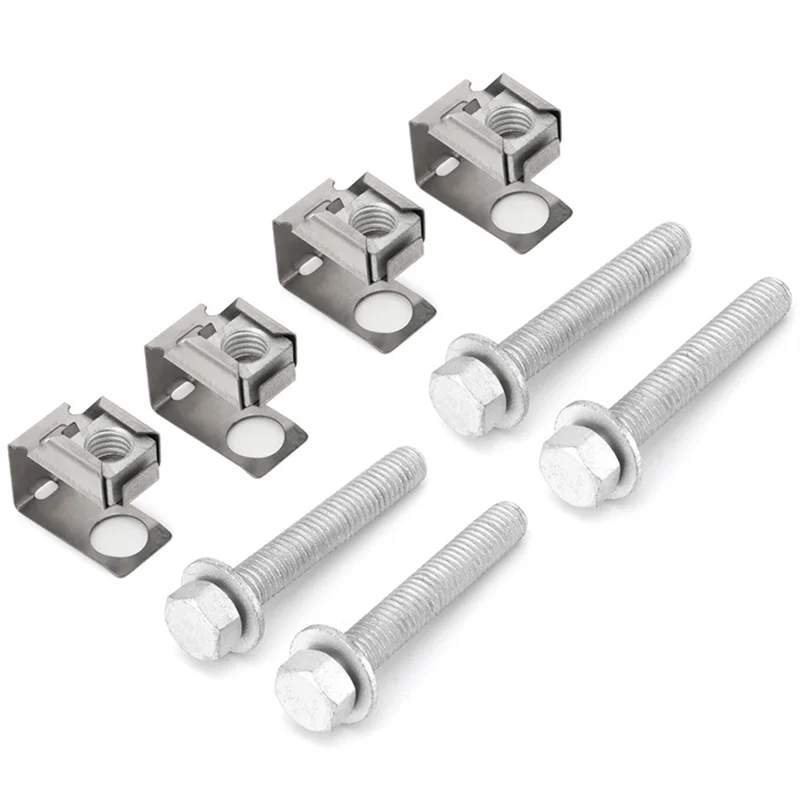 

AASS-6036734AA 6036684AA Hardware Kit Flange Bolt U-Nut Exhaust Manifold Bolt Set For Dodge Dakota Ram 1500 Jeep Wrangler