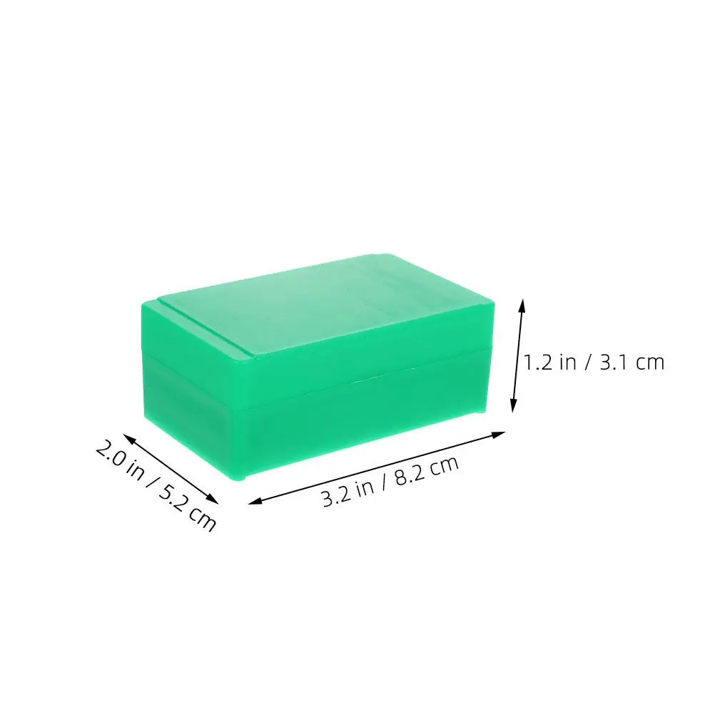 6Pcs Clear Microscope Slide Storage Box Plastic Laboratory Slide Holder for School Hospital Research Specimen Humidity Debris