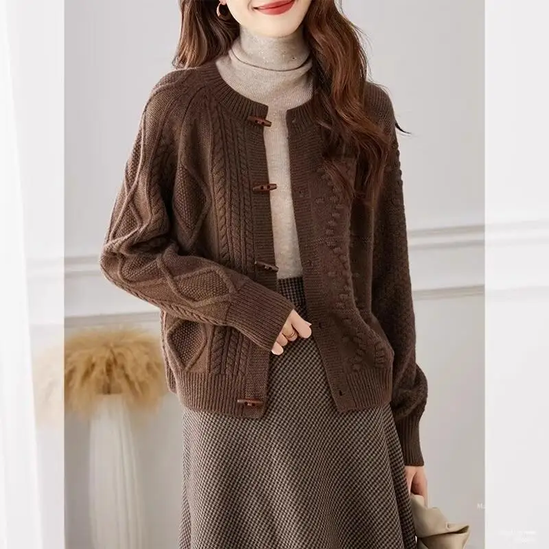 

Woman clothes winter 2025 cozy tops women's clothes Knitwear Cardigan Sweater Coat korean popular Hot Style Fashion