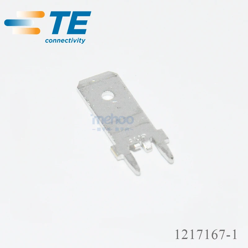 50PCS 1217167-1 Original connector come from TE FASTON 250, PCB Terminals, Tab, Mating Tab Width 6.35 mm [.25 in], PCB Hole Diam