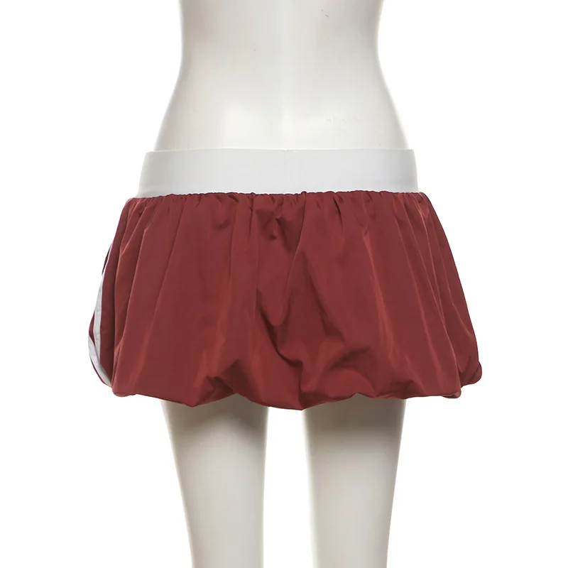 

Europe and the United States style new summer women's dress solid color slim street fashion low waist leisure sports skirt