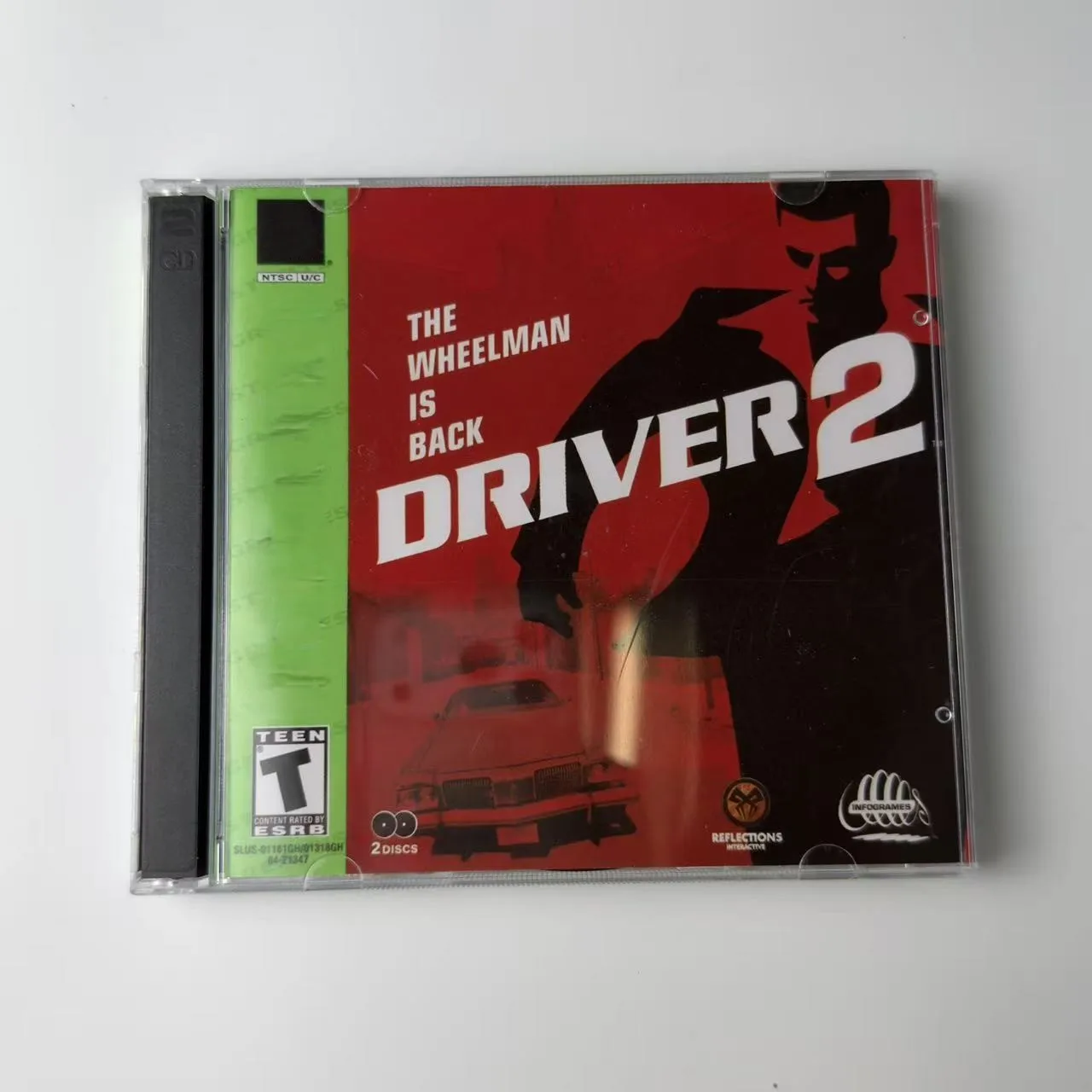 Disco de reproducción de alta calidad para Sony PS1: Driver 2: The Wheelman Is Back (versión con vibración estadounidense, sin manual)