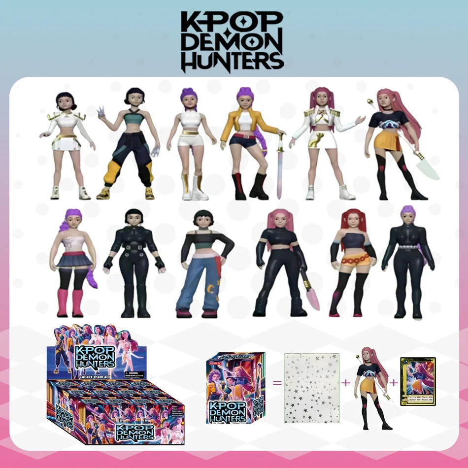 

Figura de Anime Kpop Demon Hunters, modelo de juguete, periféricos de juegos de dibujos animados, decoración de escritorio, cole