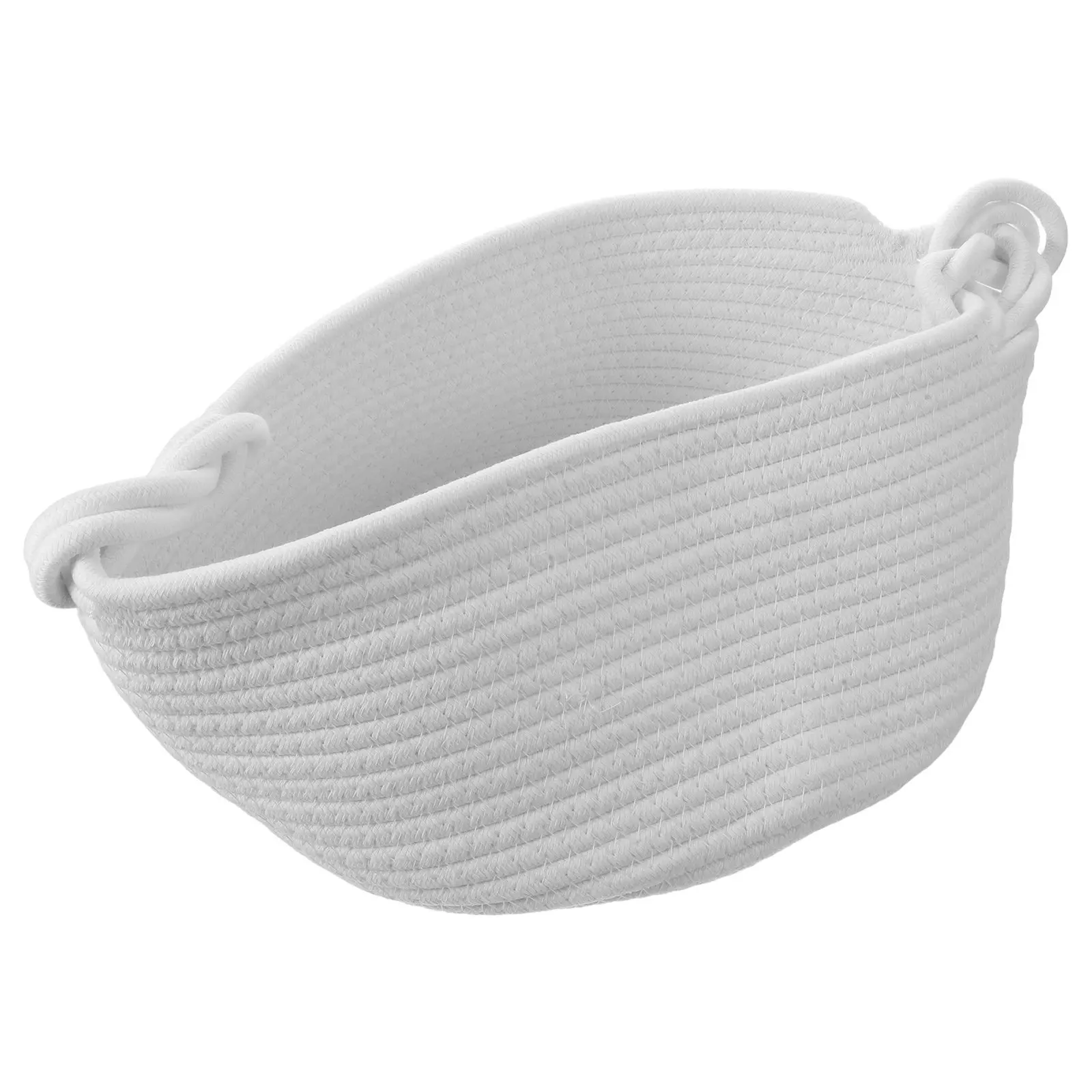 Woven Storage Organizer Basket for Diapers Toys Halloween Christmas New Year Decor 14 x 11 x 6 Inch