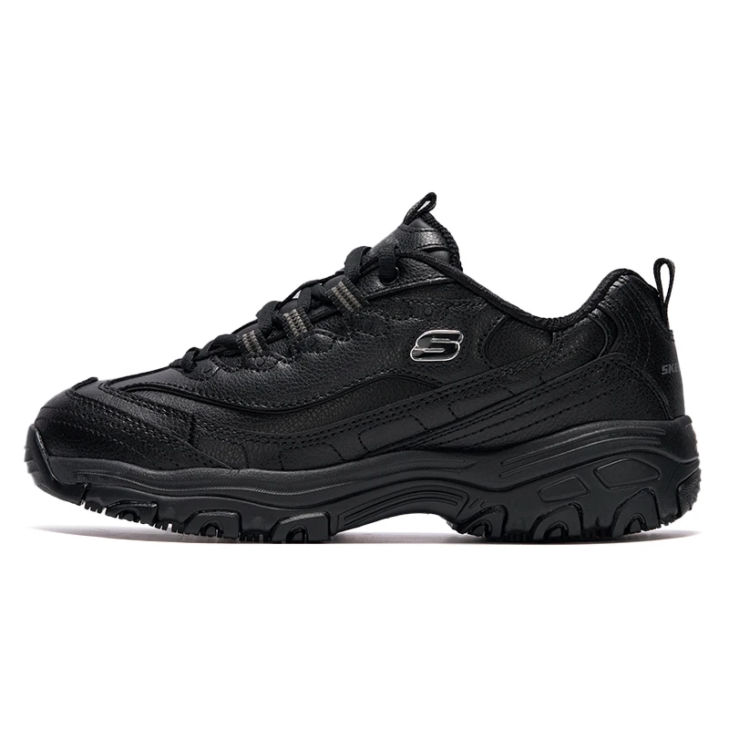 

Skechers Women's Shoes Thick-Soled Height-Increasing Dad Shoes Black Panda Shoes Wear-Resistant Casual Lightweight Sports Shoes 76605-Blk