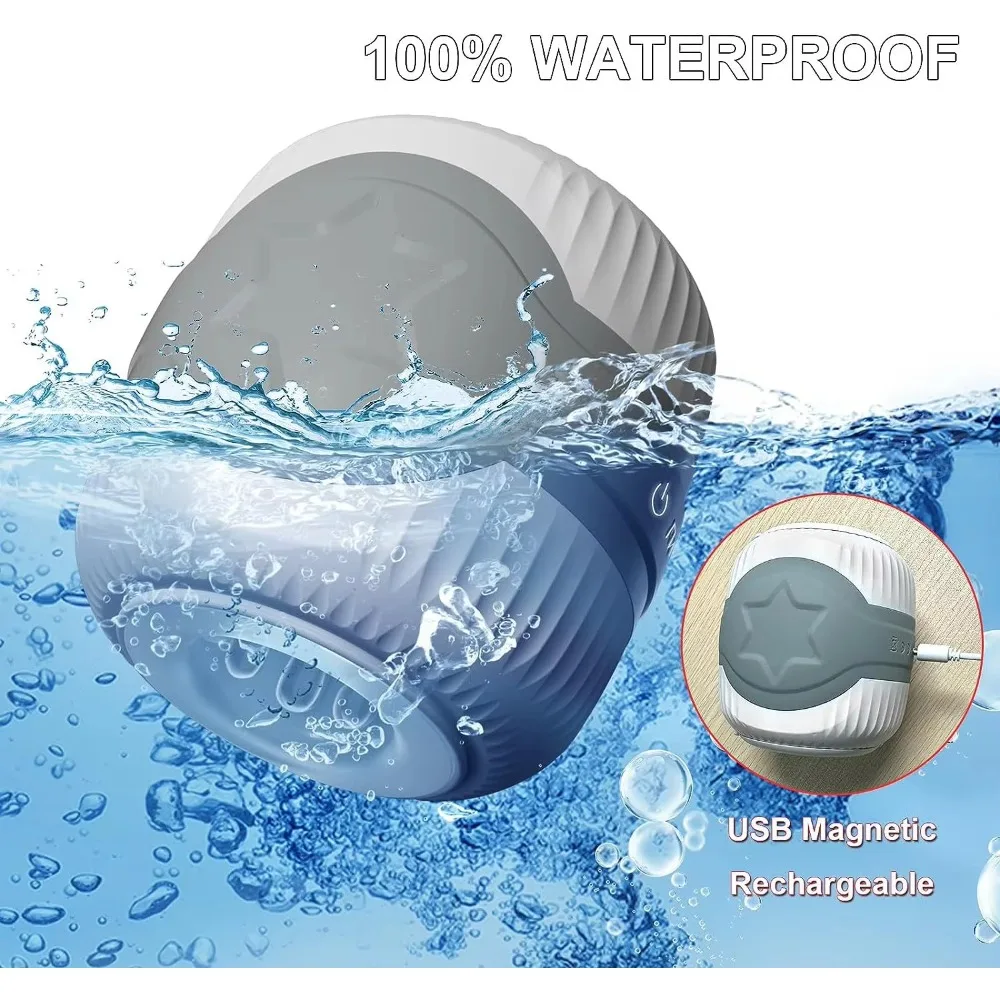 10-frequency Small Barrel Aircraft Cup Male Vibration Masturbator Set Penis Exercise Dual Motor Sex Toys view 3