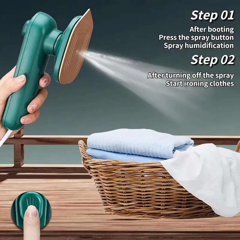 Portable Steamer  Handheld Travel Steamer Fast Heat-up Powerful Steam Output Handheld Clothing Steamer For Garment Home