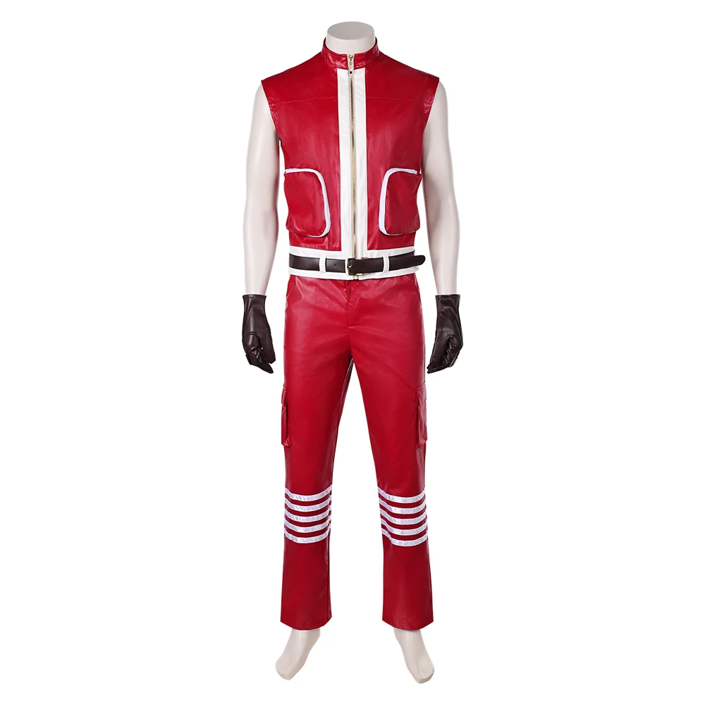 Nick Cosplay Weihnachten Santa Claus Jacke Kostüm Film Rot Roleplay Eine Uniform Mantel Hosen Halloween Karneval Party Männer Anzug