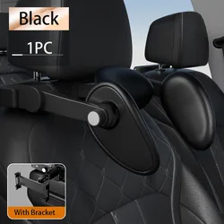 Car Sleeping Pillow Headrest backseat Ipad Phone Holder Memory Cotton Head Telescopic Support On Cervical Spine Car Accessories