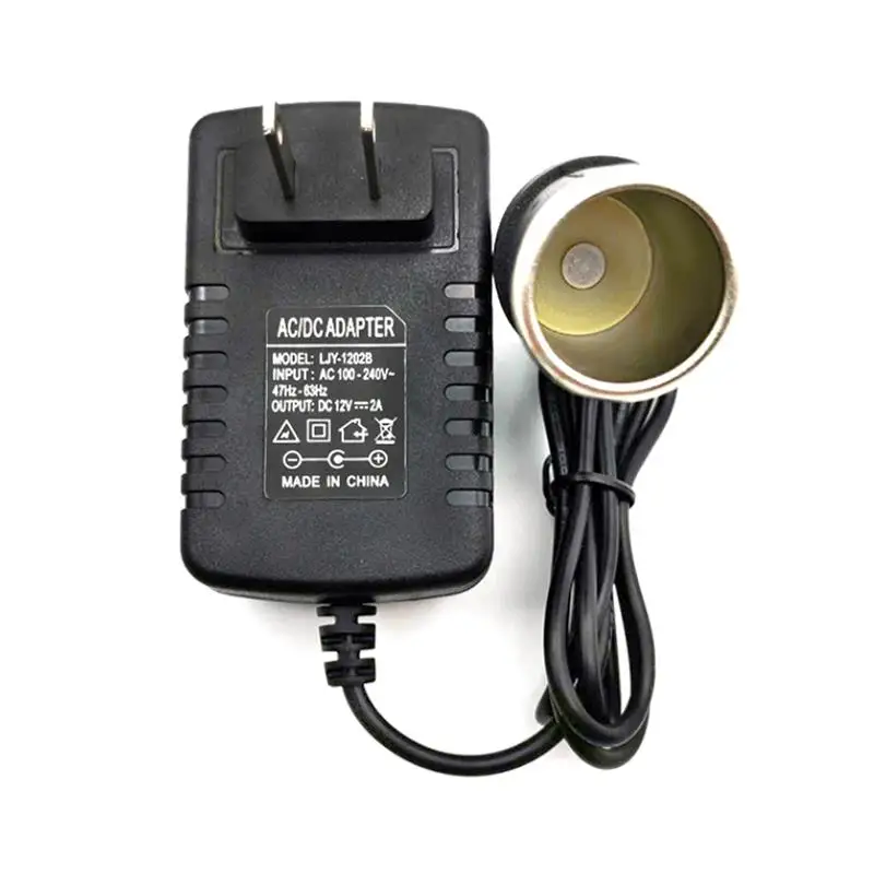 220v Naar 12v2a Power Adapter Auto Naar Thuis Sigarettenaansteker Recorder/autoventilator/Auto Stofzuiger/Auto Scheerapparaat Converter A6