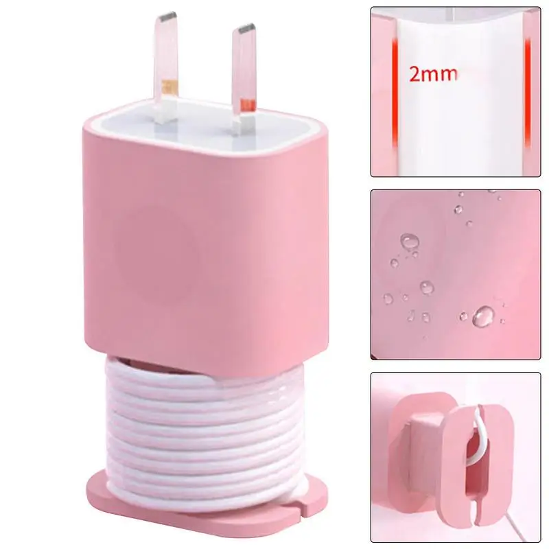 Silicone Charger Protector Data Cable Winder Waterproof Electronic Product Compatible For Charger And Charging Cable Accessories