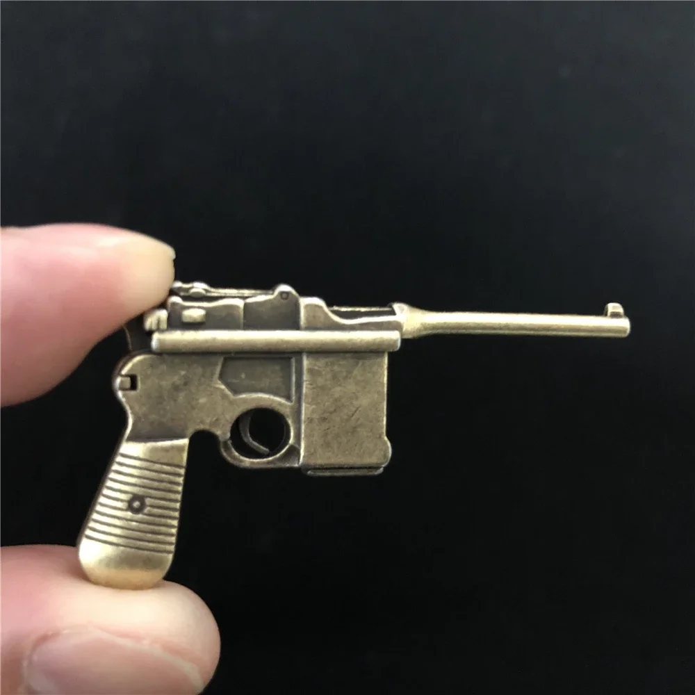 Mauser-Pistolet militaire en alliage, échelle 1/6, arme, jouets pour 12 figurines d'action, accessoires ne peut pas tirer