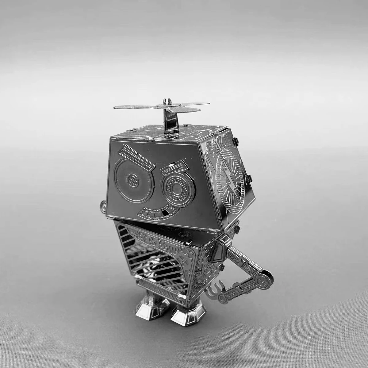 Rompecabezas de metal estereoscópico 3D, modelo de ensamblaje educativo hecho a mano, estatuilla de juguete