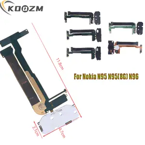 Bilashmart Phone Housing Screen Motherboard Connection Flex Cable With Front Camera Replacement Parts Nokia N95 N95(8G) N96