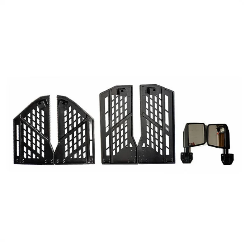 Suitable for BAIC BJ40L BJ40 PLUS 2017-2024 4 New Off-road Black Steel Half Doors With Rearview Mirror Auto Accessories