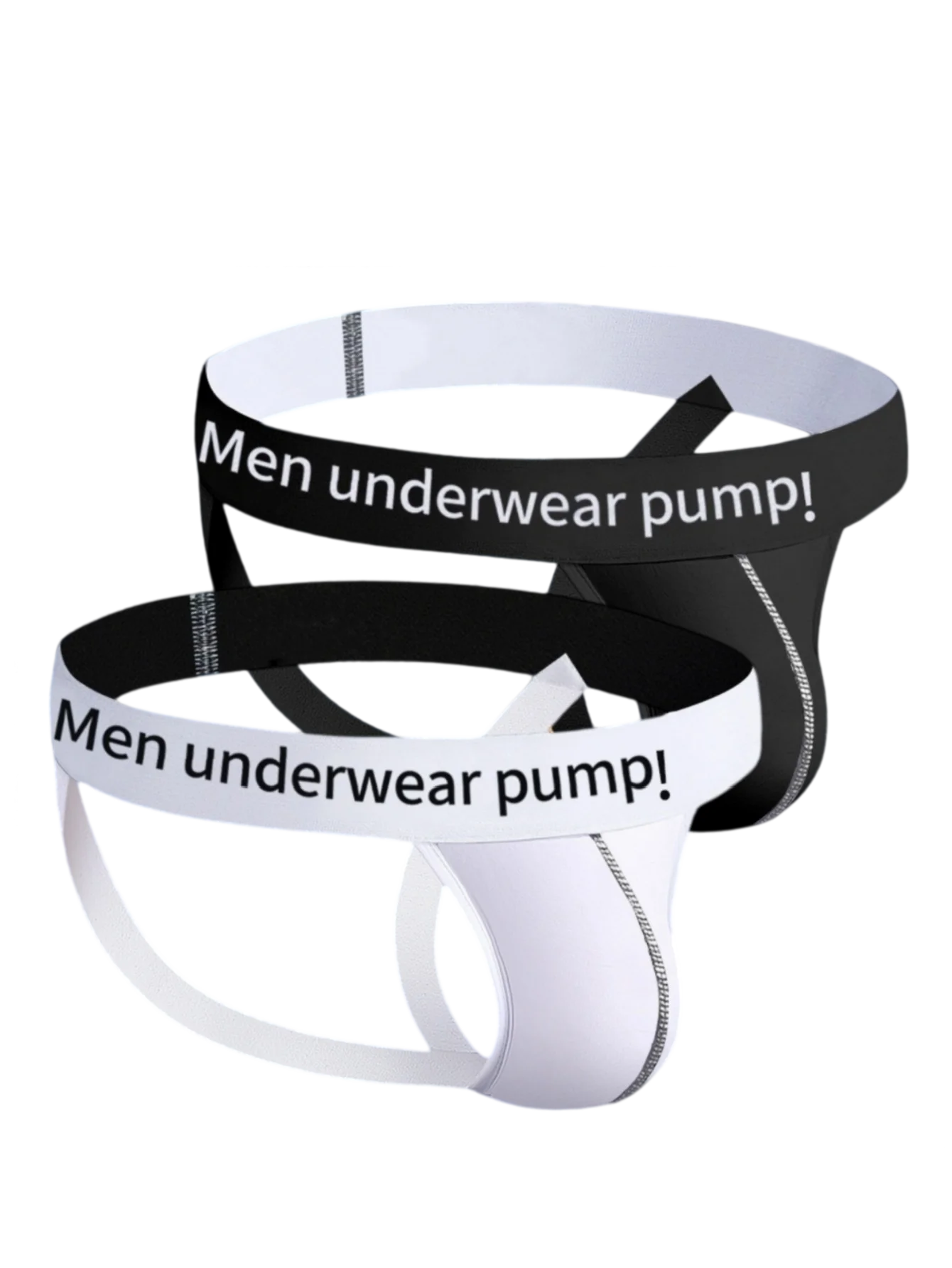 Men's T-shaped Underwear 1PCS Wide Waist Low Profile Breathable Comfortable Double Layer Invisible Briefs