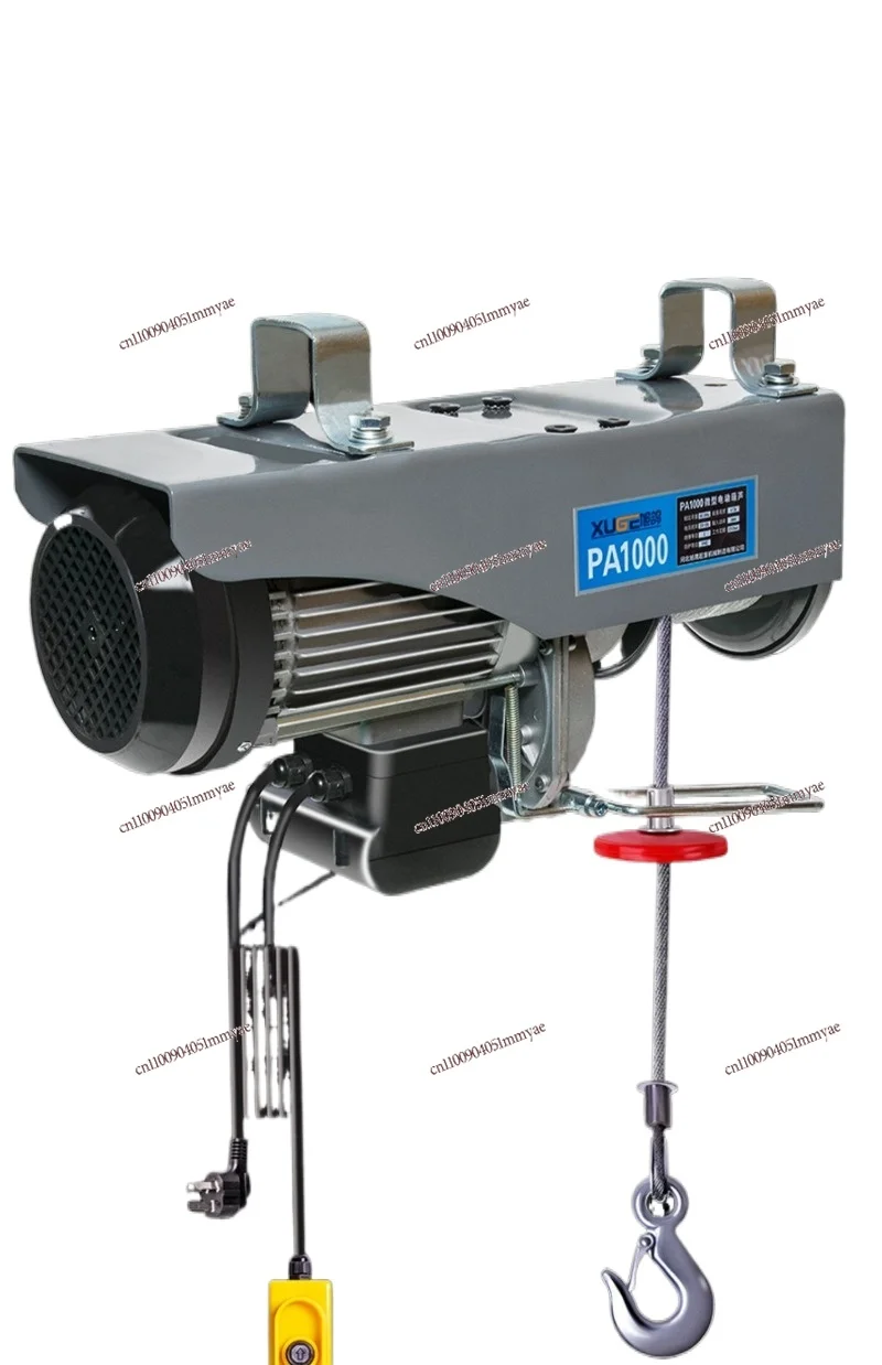 

Miniature Electric Hoist 220V Crane Household Small Lifting Hoist 1 Ton/0.5T Hoisting Decoration Crane