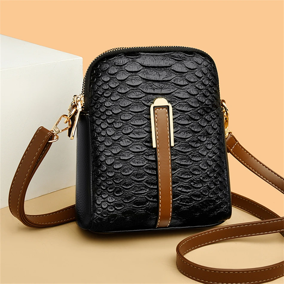 Small Shoulder Croosbody Bags for Women 2024 Pu Leather Designer Purses and Handbags Ladies Fashion High Quality Messenger Bag