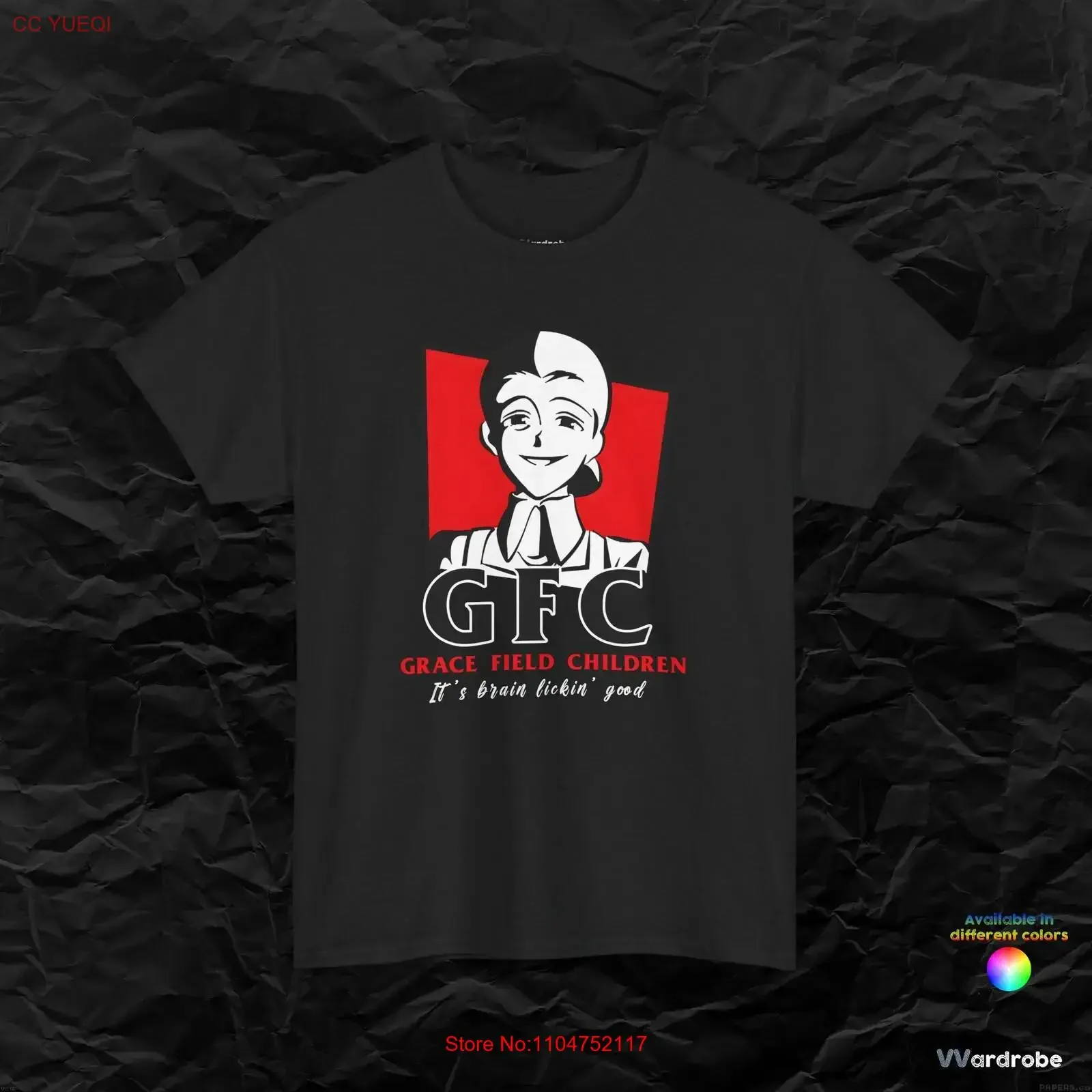 GFC Promised Neverland t shirt Isabella style ''Grace Field Children'' dark humour anime crafted for fans by vintage Washed