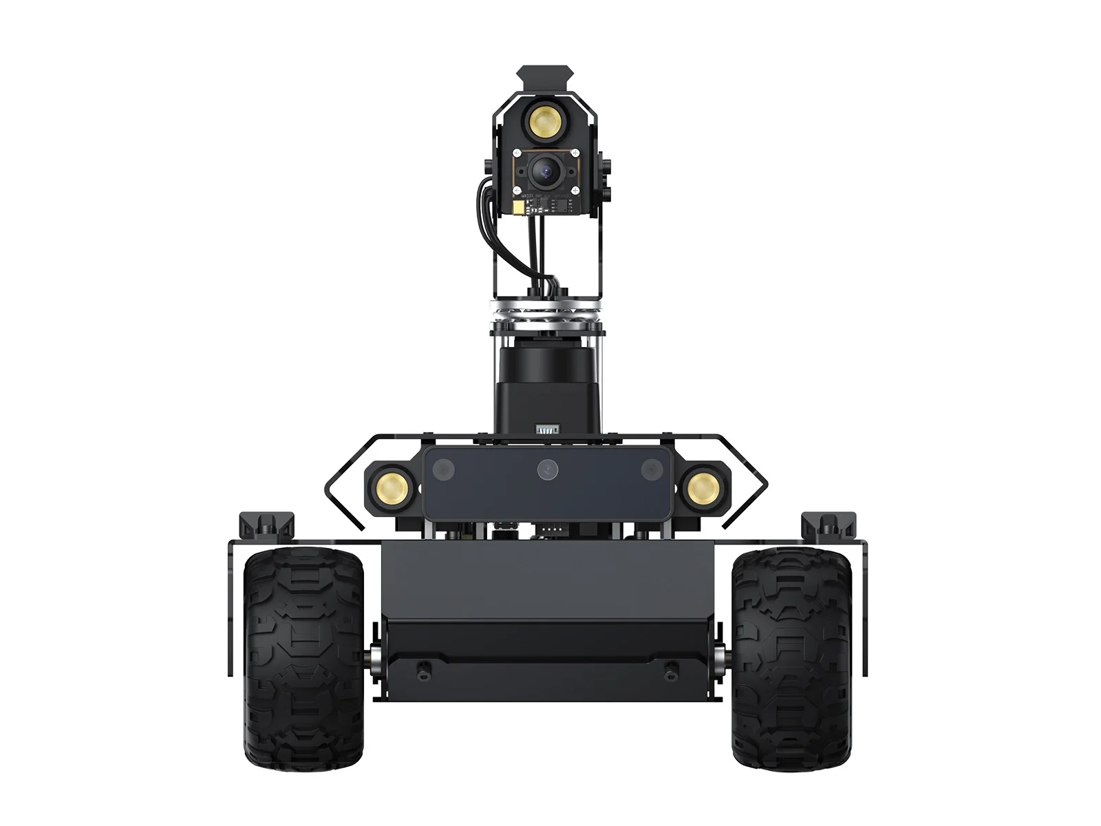 Zestaw UGV Rover PT PI4B ROS2 Waveshare Open-source 6-kółowy 4WD Robot AI z podwójnymi kontrolerami, kompatybilny z Raspberry Pi 4B 5