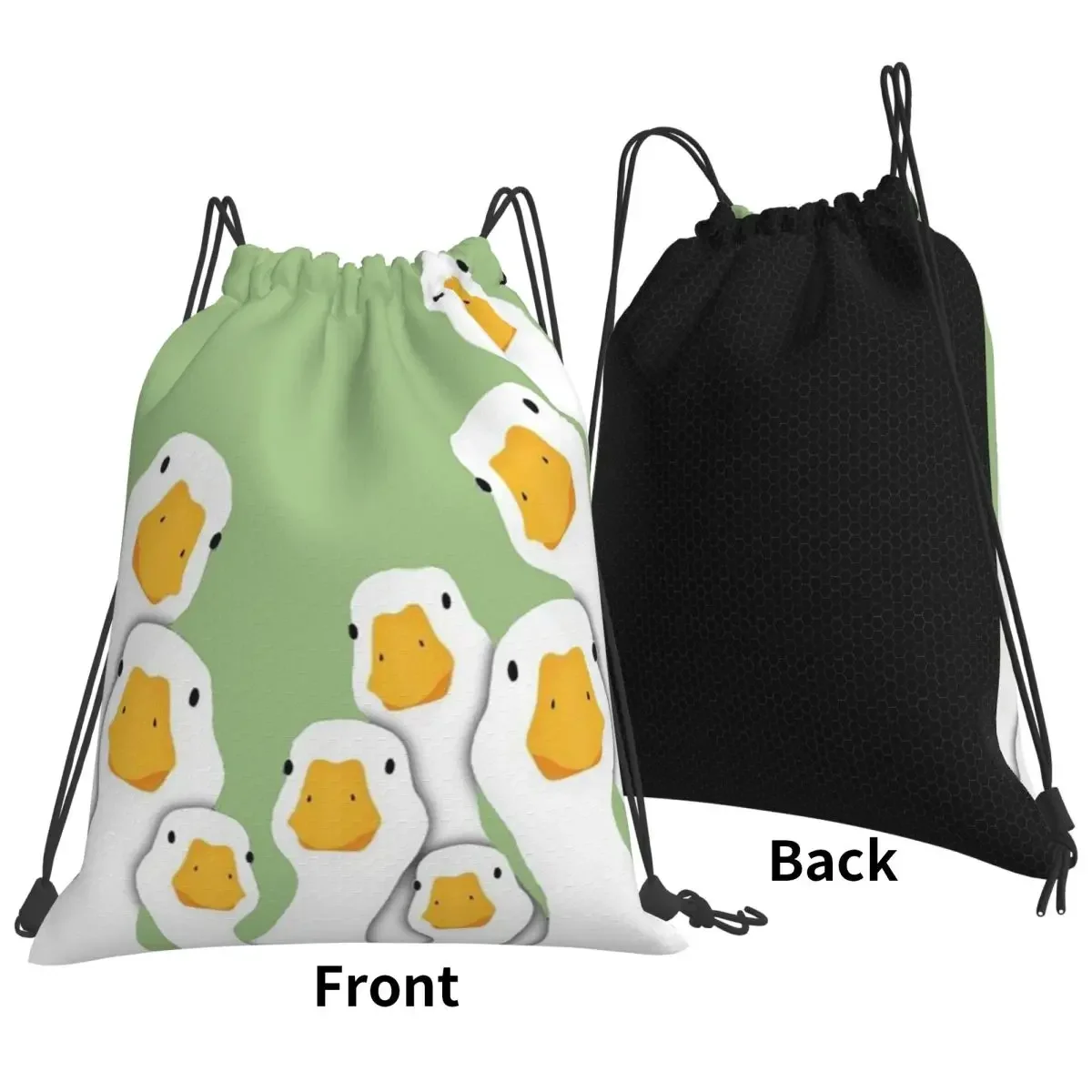 حقائب ظهر على شكل حيوانات أوزة شعبية كرتونية متعددة الوظائف حقائب برباط محمولة حقيبة أشتات حقائب كتب للطلاب والرجل والمرأة