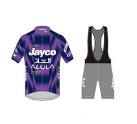 LASER CUT  2025 Jayco AlUla Team SHORT SLEEVE CYCLING JERSEY SUMMER CYCLING WEAR ROPA CICLISMO+BIB SHORTS