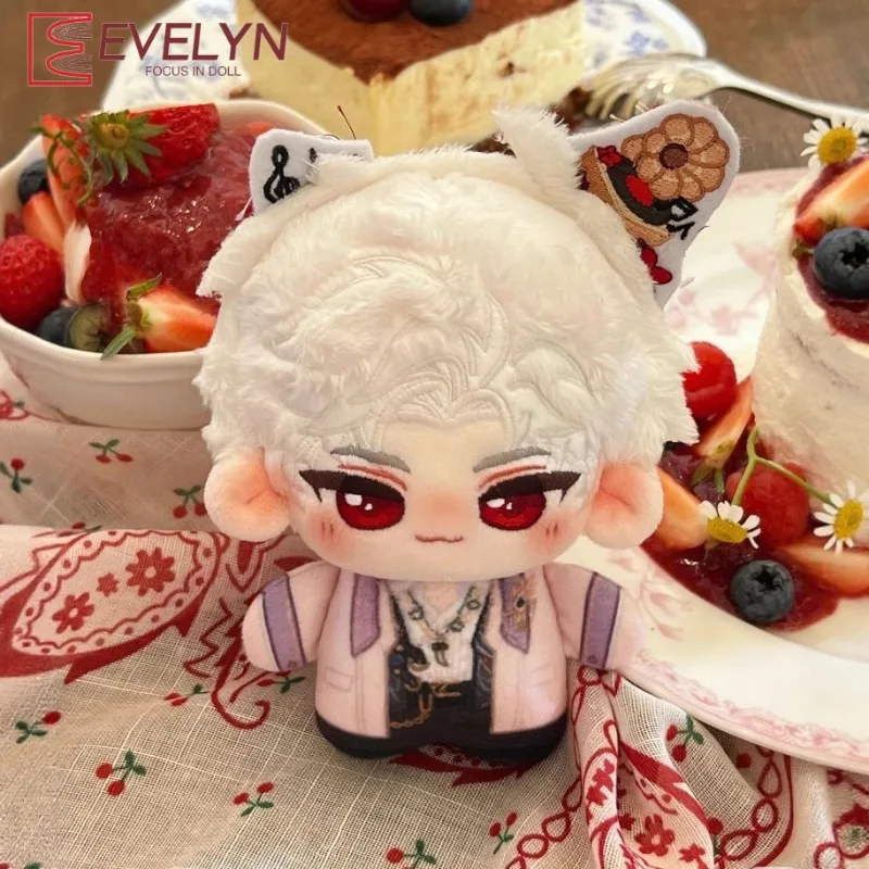 Evelyn Leuke 10 cm Liefde en Deepspace Figuur Sylus Qin Che Katoenen Pop Hanger Pluche Sleutelhanger Spel Periferie Verzamelen speelgoed Geschenken