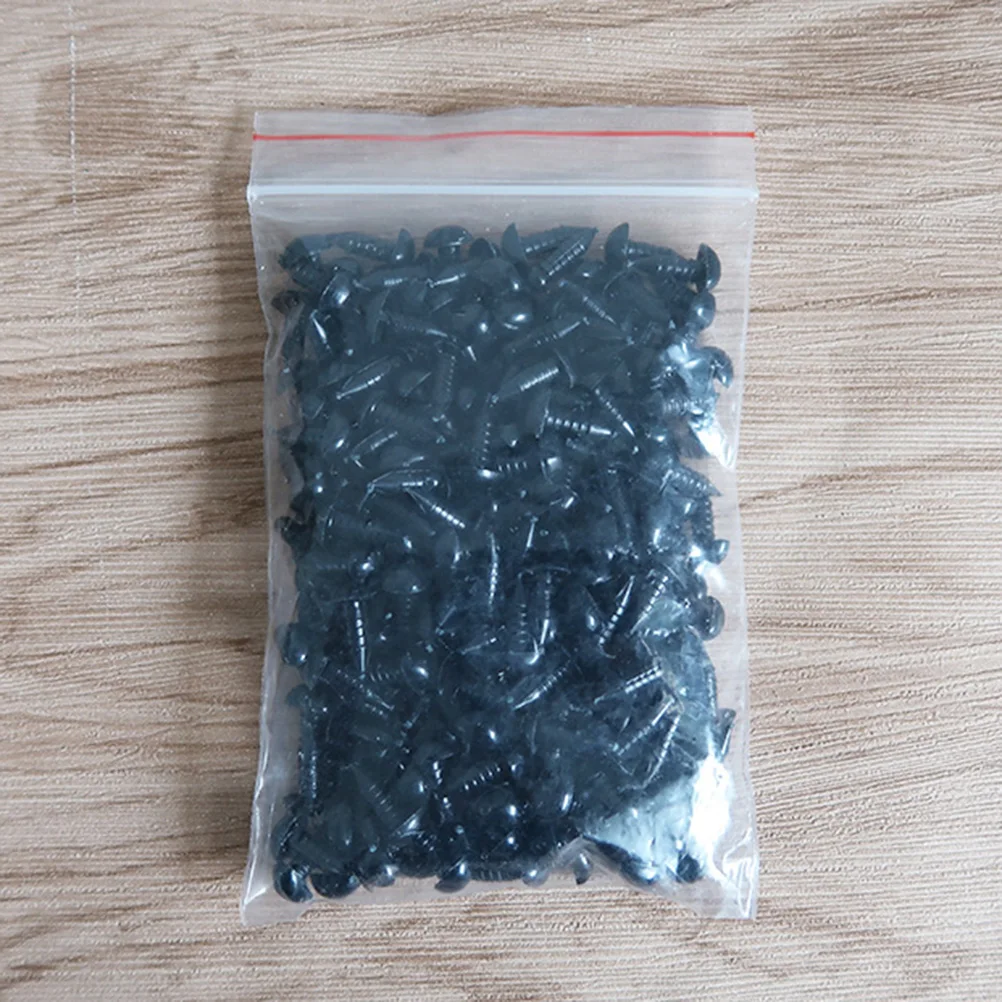 

200Pcs Durable Plastic Screw for DIY Sewing Cloth Accessories and Scrapbooking Making Supplies Screw Toy Nose