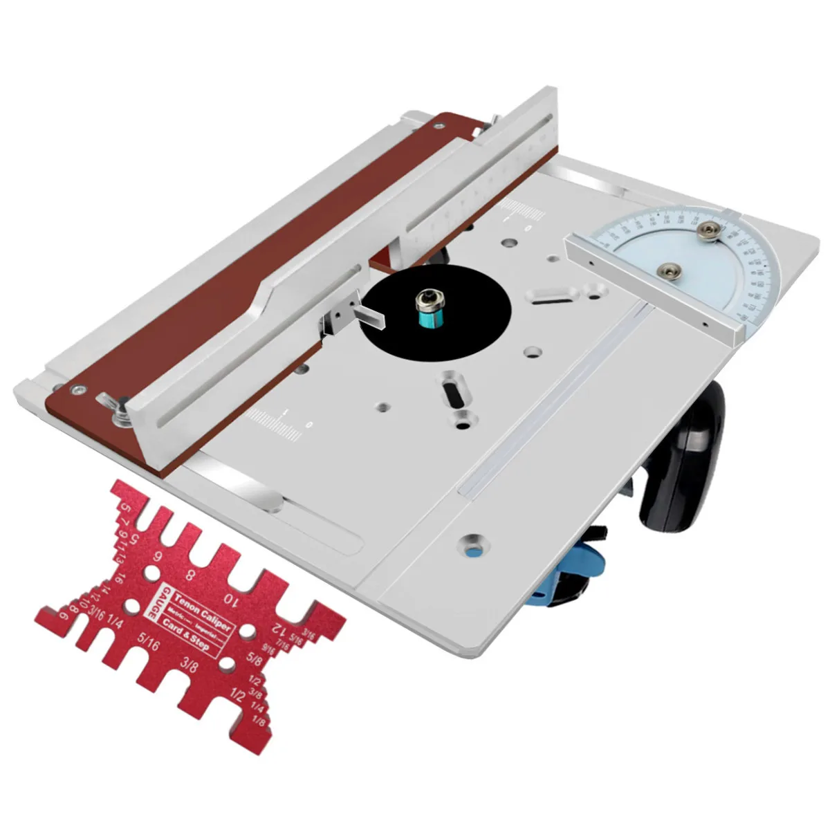 H8 Aluminum Alloy Bakelite Milling Chamfer Trimming Machine Flip-chip Board Woodworking Multi-functional Lifting Table
