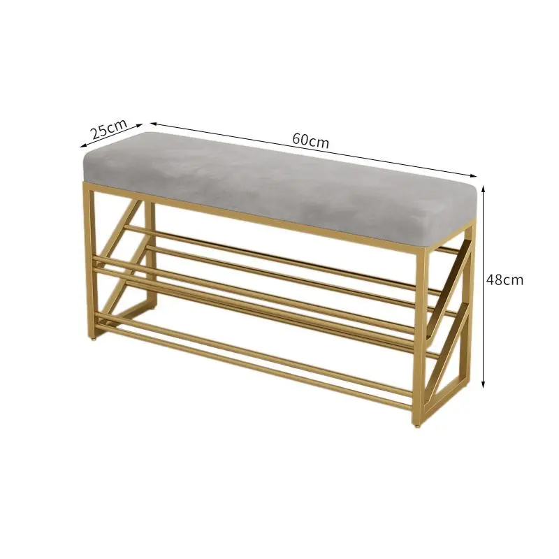 Shoe change  Household bench stool Narrow door diagonally can sit two layers of shoe change stool Easy storage shoe